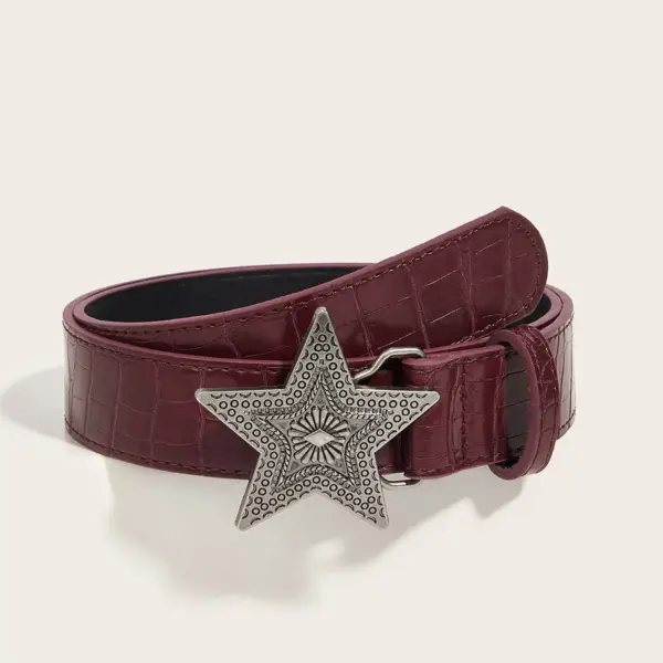 Personalized Subculture Black Waist Belt