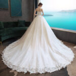 449983386164.jpg Lightweight Polyester Wedding Dress with Flax Lining