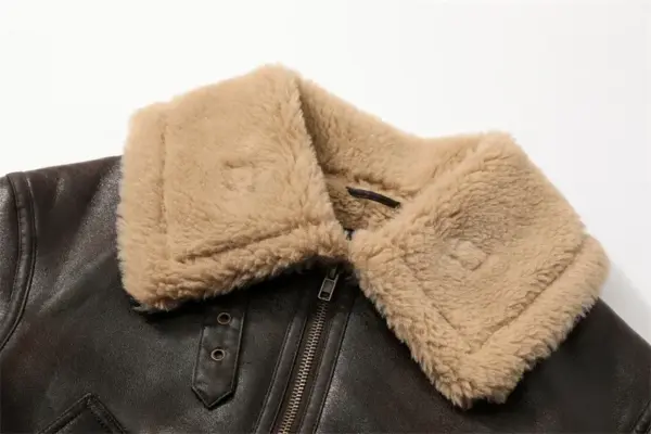 Thickened Warm Double-Sided Short Jacket for Women - Brown