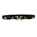Sculpting Slim Waist Cincher Belt for Women, Black Elastic