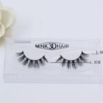 Long Tail Faux Mink Eye Lashes with 3 D Hair & Cotton Stem
