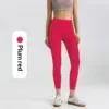 Moisture-Wicking Mesh Side Pocket Stretch Leggings
