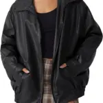 Women's Oversized Biker's Leather Jacket Fall Winter Fashion