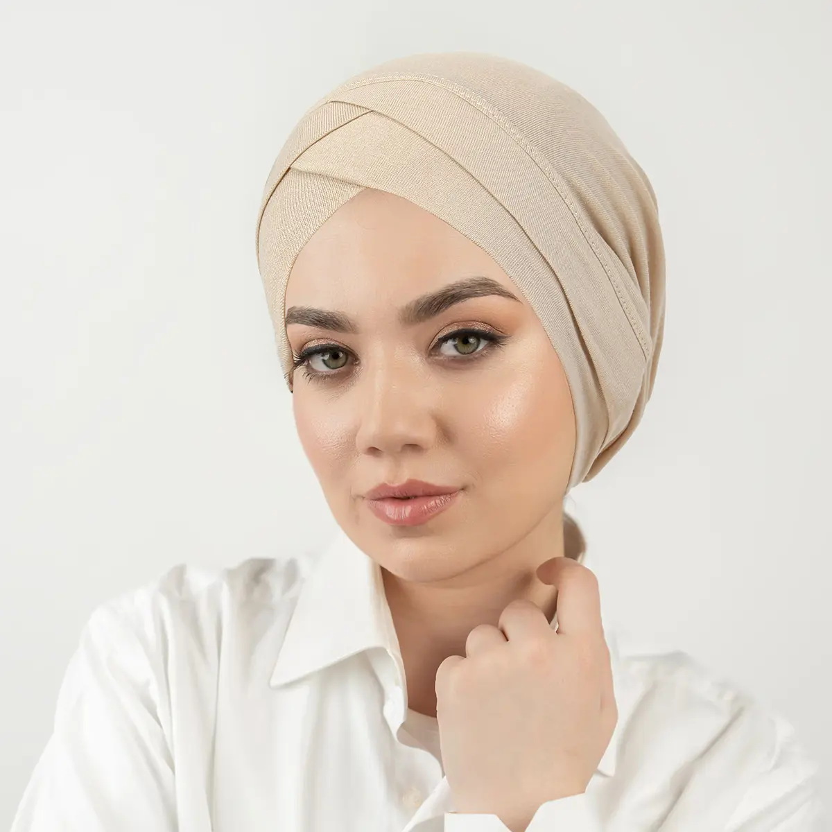Womens Cotton Forehead Band Hat for All-Season Comfort