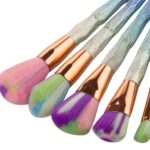 Smoother Foundation Application 7-Piece Diamond Makeup Brush Set
