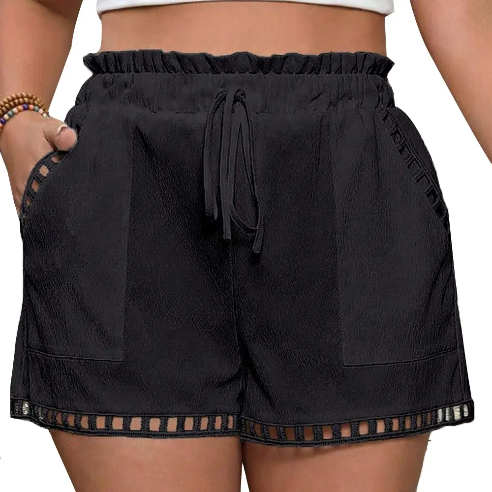 Pocket-designed, Niche High-waist Shorts