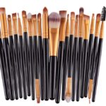Soft Corrugated Nylon Wool Makeup Brush Set, 16 cm Handles