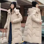 498073d3-4d96-4132-888c-977b23dc3531.webp Warm Women’s Mid-Length Puffer Jacket with Detachable Hood