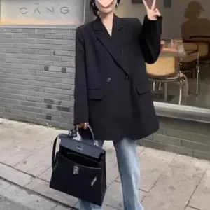 Relaxed Casual All-match Regular-shoulder Blazer