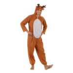 4c020574-22eb-49e9-ad07-a034871360c6.jpg Reindeer Print Stage Costume Jumpsuit Polyester Lining