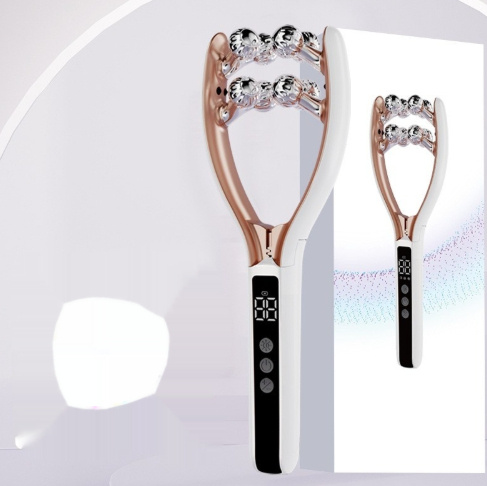 Home V-Roller EMS Microcurrent Electric Smart Red And Blue Dual-Wave Roller Massager Face Slimming Instrument Ems Micro Current Lifting Tightening Home V-Roller EMS Microcurrent Electric Smart Red And Blue Dual-Wave Roller Massager Face Slimming Instrument Ems Micro Current Lifting Tightening