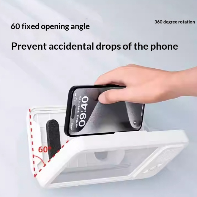 Bluetooth Waterproof Phone Case with 360° Rotating Holder