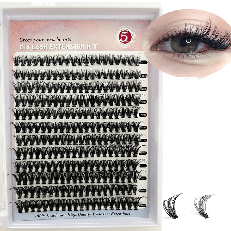 DIY Cluster False Eyelashes Mixed Pack 9-16 mm 30 D/40 D - 14 Rows