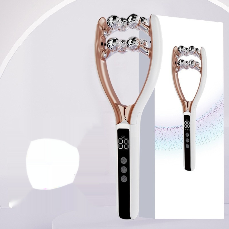 Home V-Roller EMS Microcurrent Electric Smart Red And Blue Dual-Wave Roller Massager Face Slimming Instrument Ems Micro Current Lifting Tightening Home V-Roller EMS Microcurrent Electric Smart Red And Blue Dual-Wave Roller Massager Face Slimming Instrument Ems Micro Current Lifting Tightening
