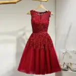 One-Shoulder Cocktail Dress for Engagement & Banquets