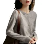 Women's Long-sleeve Knitted Cardigan Sweater