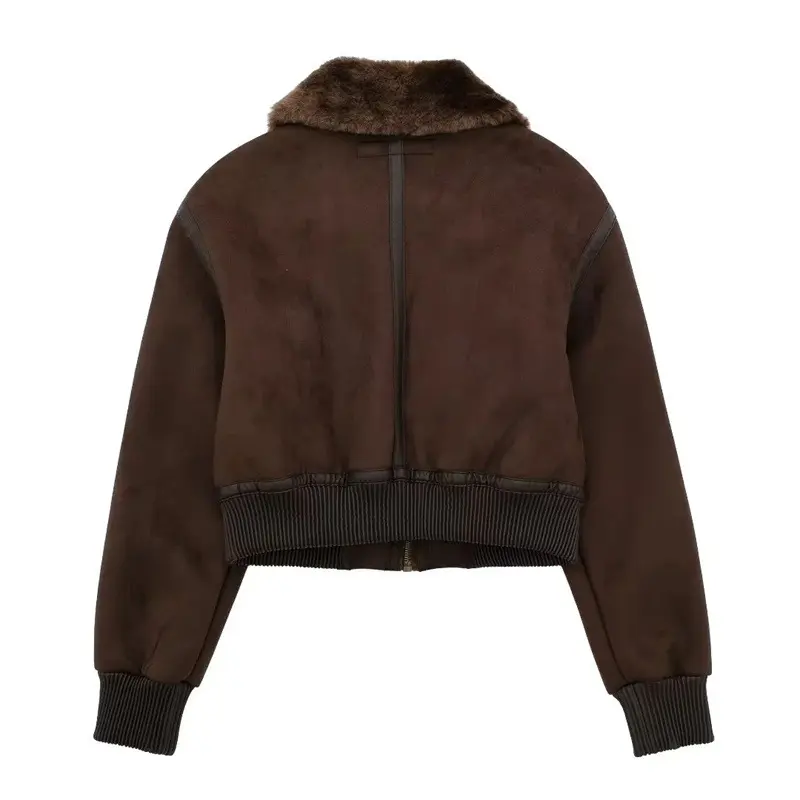 Warm Fur Integrated Loose Motorcycle Double-sided Jacket Jacket Warm Fur Integrated Loose Motorcycle Double-sided Jacket Jacket