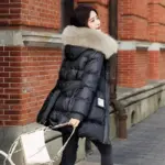 4ebfcd8f-1592-46e7-887b-1fdd73c50eb5.webp Warmth-Boosting Padded Down Jacket for Women, Slim Fit