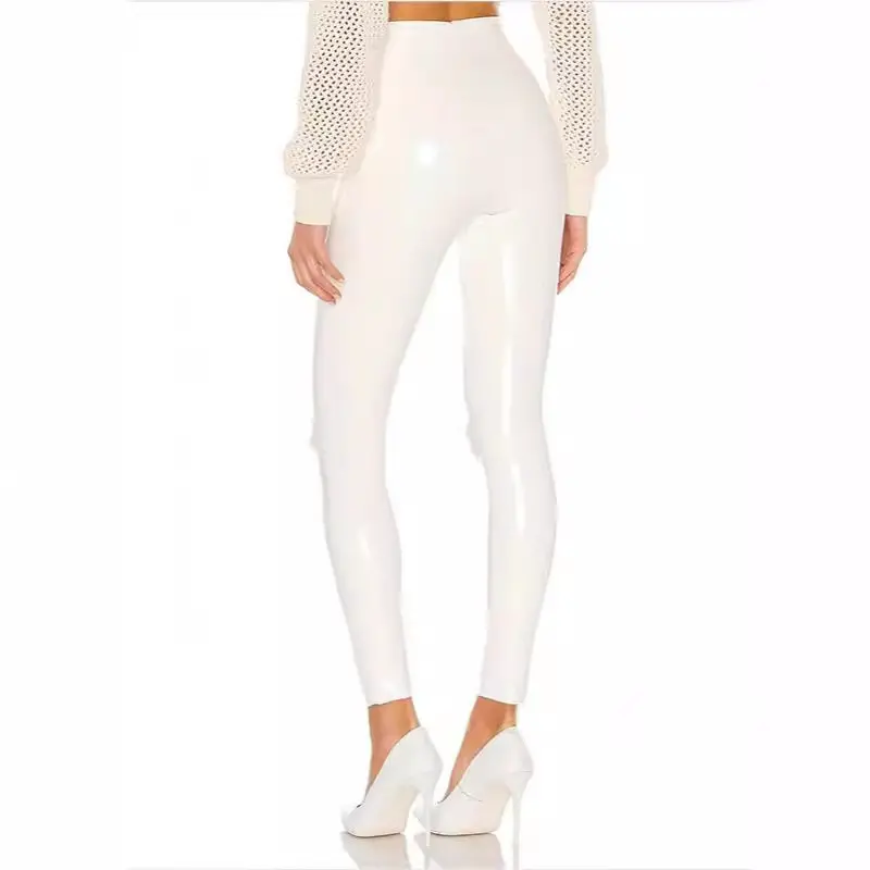 Sexy Slim-fit Cropped Leather Pants