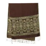 Cashew Print Tassel Scarf for Women, 172 x70 cm Long Wrap