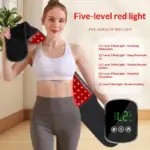 Infrared Heat Belt for Lower Back Pain Relief, USB Rechargeable