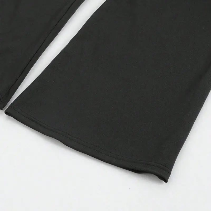 Summer Thin Yoga Pants Women's High-Waist Straight-Leg Wide-Leggings