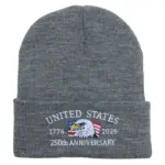 Marine Corps Pride Knitted Hat with Embroidered Eagle