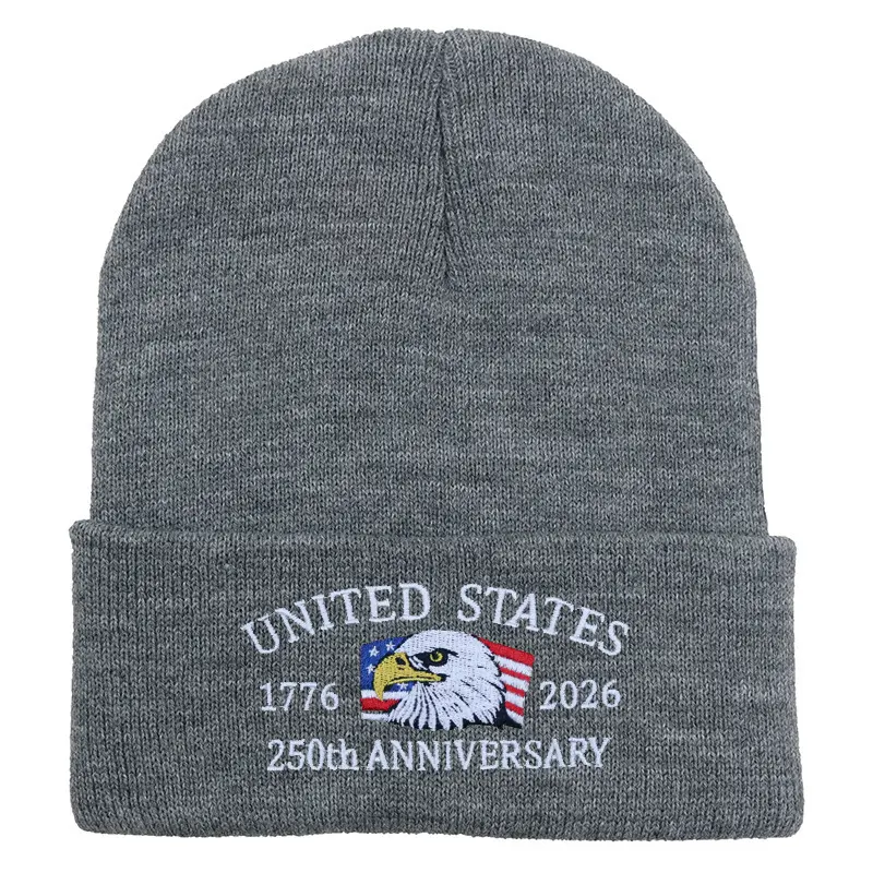Marine Corps Pride Knitted Hat with Embroidered Eagle