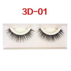 Natural Long-Section 3 D False Eyelashes, Reusable Self-Adhesive 150 in