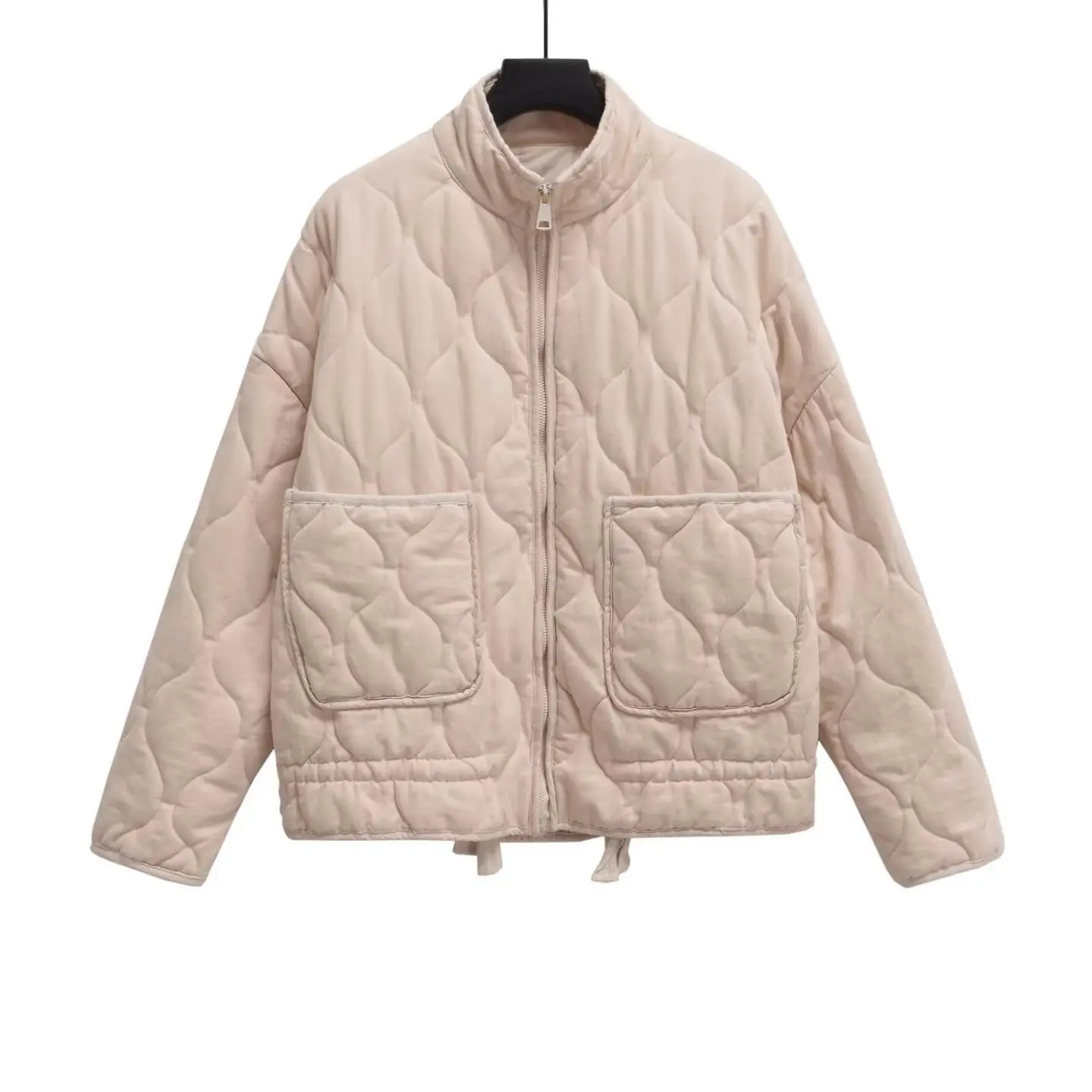 Warm Women’s Cotton Coat for Fall/Winter with Pockets