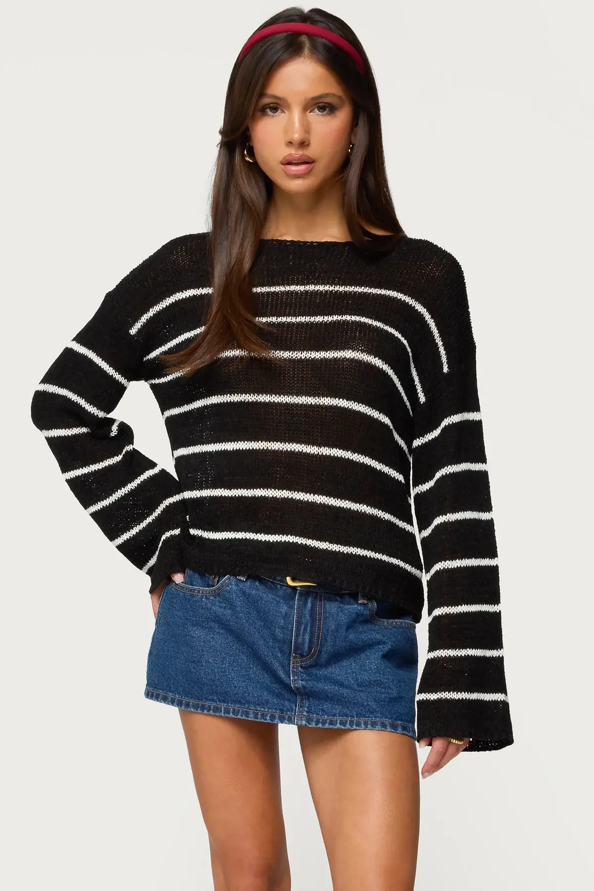 Casual All-match Pullover Crewneck Sweater Casual All-match Pullover Crewneck Sweater