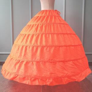Satin Lolita Petticoat for Bridal Puffy Skirt, One Size