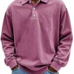 51ab2060-dd4e-445b-bb37-9d432ab40b54-1.jpg Fall Men's Long Sleeve Polo Shirts Casual Breathable Comfortable Tees Shirt Solid High Quality Sweatshirt Male T-Shirt
