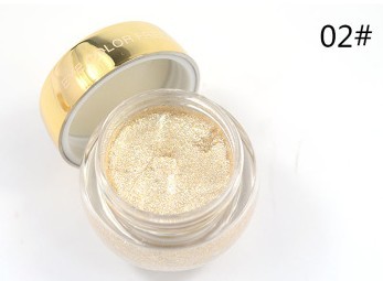 High-Shine Gel Glitter Eyeshadow for Controlled Application High-Shine Gel Glitter Eyeshadow for Controlled Application