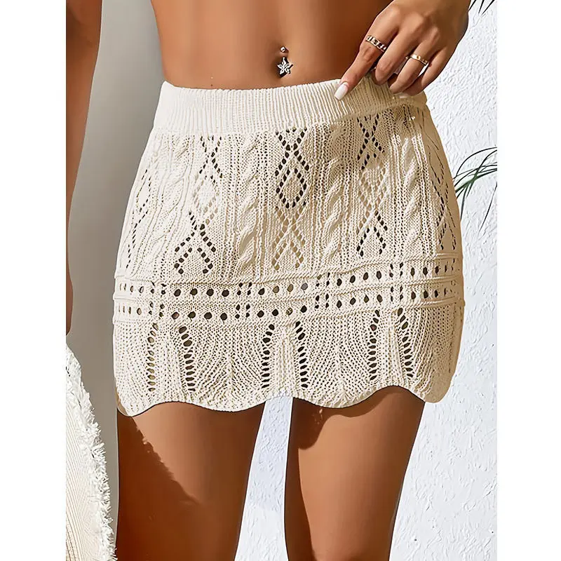 Sun-Protective Swimsuit Cover-Up Skirt for Women