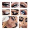 High-Shine Gel Glitter Eyeshadow for Controlled Application