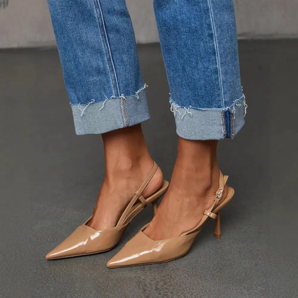 Comfort-Boosting Cuffed Capri Jeans with Slight Stretch - Blue Comfort-Boosting Cuffed Capri Jeans with Slight Stretch - Blue