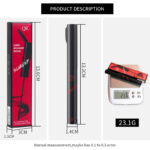 Waterproof Lengthening Mascara for Long Thick Curled Lashes - Black 7 g