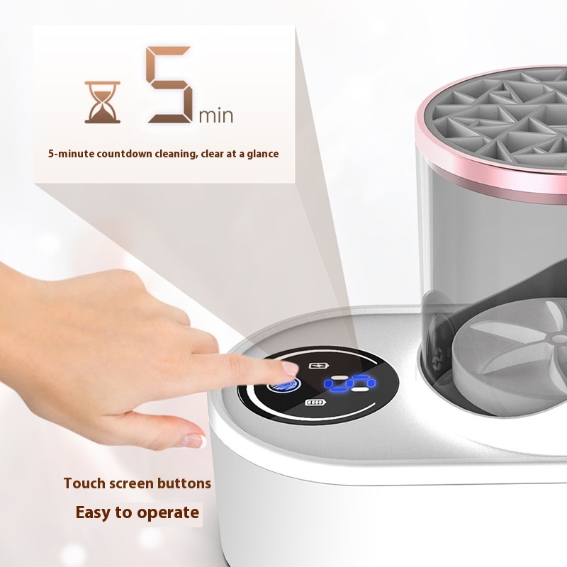 Automatic Electric Makeup Brush Cleaner with USB 5 V Timer Automatic Electric Makeup Brush Cleaner with USB 5 V Timer