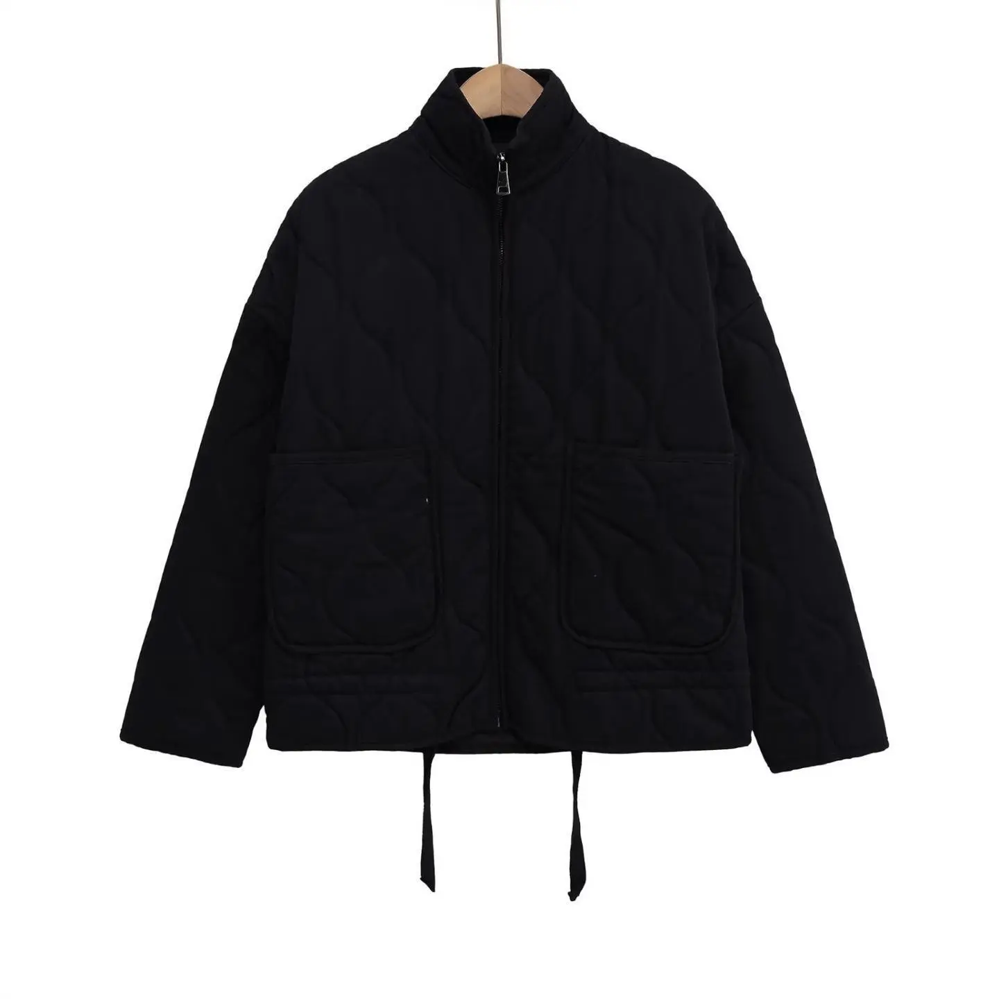 Warm Women’s Cotton Coat for Fall/Winter with Pockets
