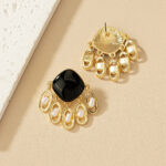 Women's Geometric Enamel Casual Earrings