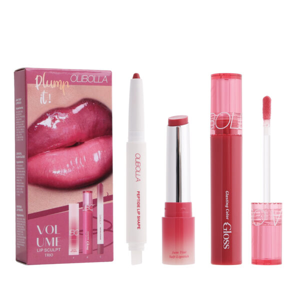 Waterproof Dewy Makeup Set Eyeliner & Lip Gloss Set