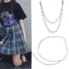 Retro Hollow Metal Waist Chain for Women, Double-Layer Options