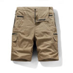 Loose Straight Summer Plus Size Trend Casual Multi-bag Pure Cotton Workwear Shorts Men