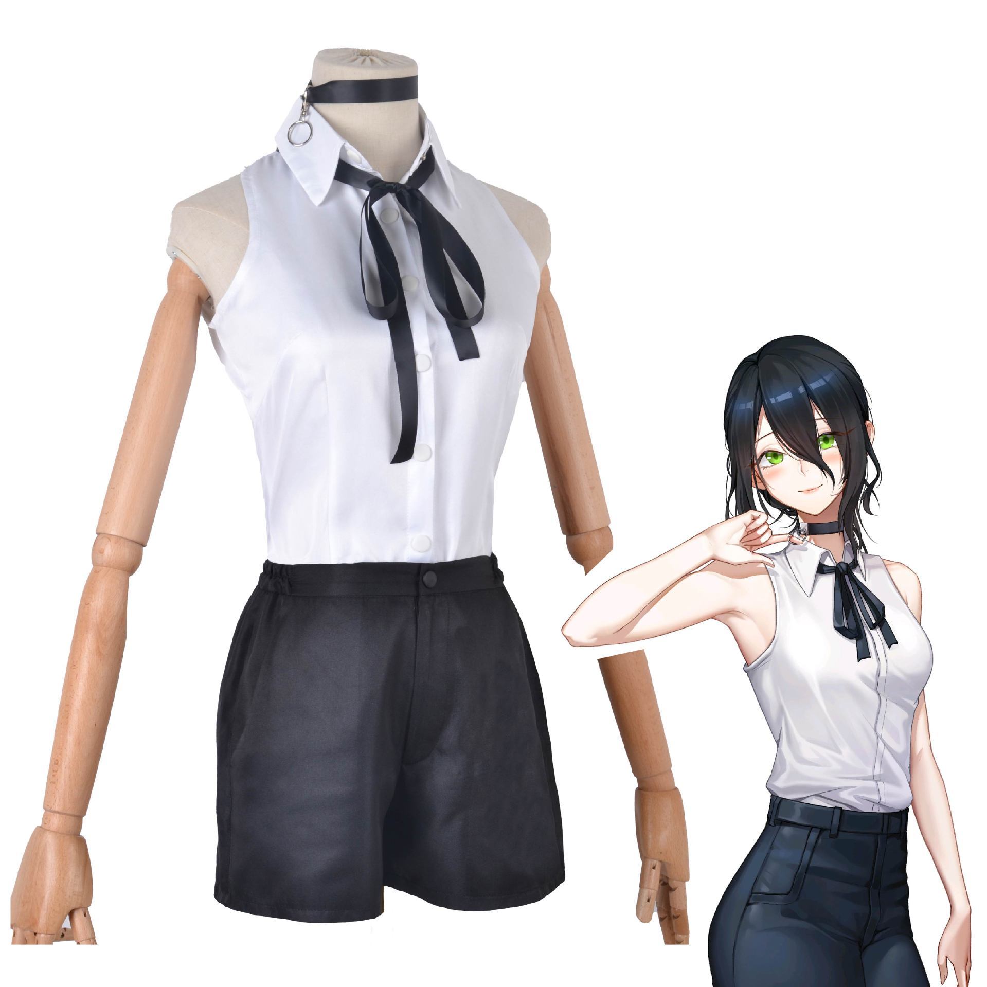 Complete Bomb Devil Cosplay Costume Set for Women + Wig Option