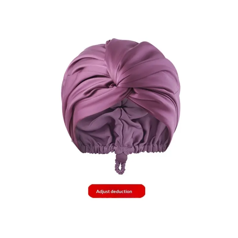 Silk-like Fabric Stretch Satin And Ice Sleep Caps Silk-like Fabric Stretch Satin And Ice Sleep Caps