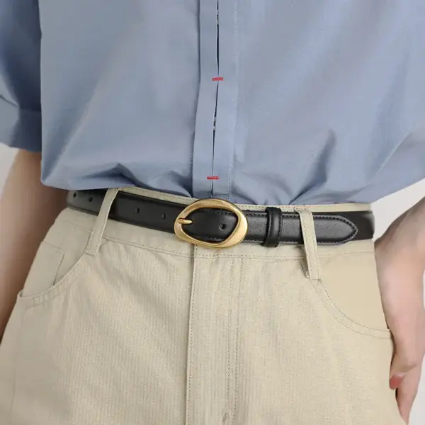 Stylish Versatile Womens Belt Made From Top-layer Cowhide Stylish Versatile Womens Belt Made From Top-layer Cowhide