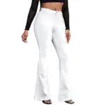 59e82409-7747-45df-a95e-6d70dab7b38e.webp High Elastic Highwaisted Black And White Flared Pants That Slim The Figure