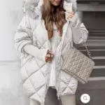 Warm Hooded Cardigan Coat for Winter Layering, Padded