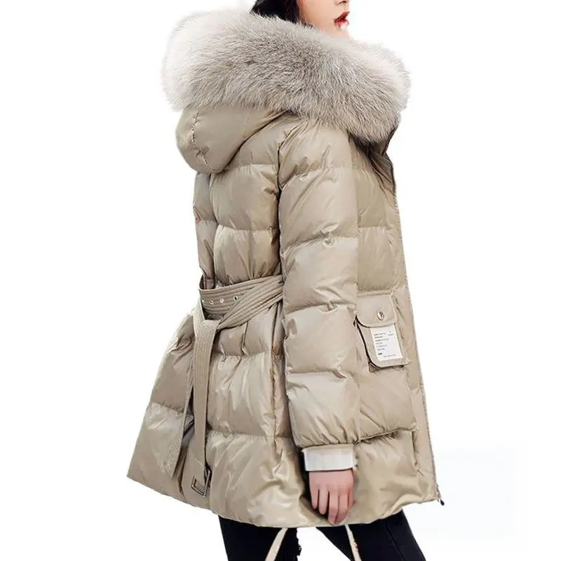 Warmth-Boosting Padded Down Jacket for Women, Slim Fit Warmth-Boosting Padded Down Jacket for Women, Slim Fit